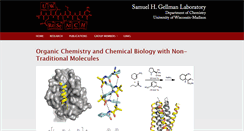 Desktop Screenshot of gellman.chem.wisc.edu