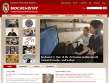 Tablet Screenshot of biochem.wisc.edu