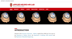 Desktop Screenshot of neurofmri.bme.wisc.edu