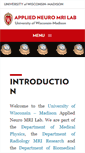 Mobile Screenshot of neurofmri.bme.wisc.edu