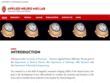 Tablet Screenshot of neurofmri.bme.wisc.edu