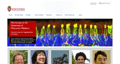 Desktop Screenshot of microscopy.wisc.edu