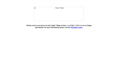 Desktop Screenshot of familyvillage.wisc.edu