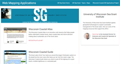 Desktop Screenshot of maps.aqua.wisc.edu