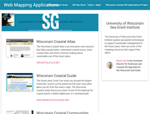 Tablet Screenshot of maps.aqua.wisc.edu