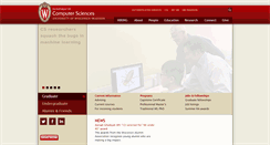 Desktop Screenshot of cs.wisc.edu