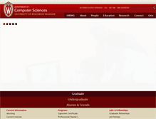 Tablet Screenshot of cs.wisc.edu