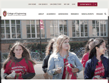 Tablet Screenshot of engr.wisc.edu