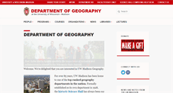 Desktop Screenshot of geography.wisc.edu