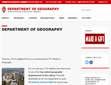 Tablet Screenshot of geography.wisc.edu