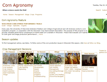 Tablet Screenshot of corn.agronomy.wisc.edu