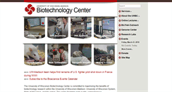 Desktop Screenshot of biotech.wisc.edu