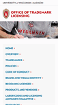 Mobile Screenshot of licensing.wisc.edu