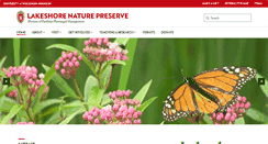 Desktop Screenshot of lakeshorepreserve.wisc.edu