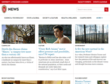Tablet Screenshot of news.wisc.edu