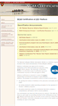 Mobile Screenshot of ncaacertification.wisc.edu
