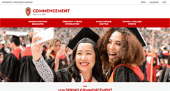 Desktop Screenshot of commencement.wisc.edu