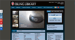 Desktop Screenshot of ebling.library.wisc.edu