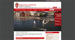 Desktop Screenshot of medicine.wisc.edu