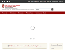 Tablet Screenshot of fammed.wisc.edu