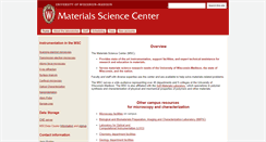Desktop Screenshot of msc.engr.wisc.edu