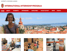 Tablet Screenshot of internships.international.wisc.edu