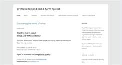 Desktop Screenshot of driftless.wisc.edu