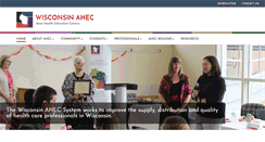 Desktop Screenshot of ahec.wisc.edu