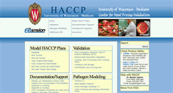 Desktop Screenshot of meathaccp.wisc.edu