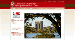 Desktop Screenshot of aims.wisc.edu