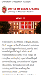Mobile Screenshot of legal.wisc.edu