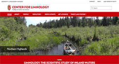 Desktop Screenshot of limnology.wisc.edu
