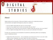 Tablet Screenshot of digitalstudies.wisc.edu