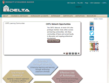 Tablet Screenshot of delta.wisc.edu