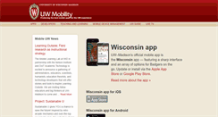 Desktop Screenshot of mobile.wisc.edu