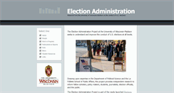 Desktop Screenshot of electionadmin.wisc.edu