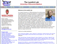 Tablet Screenshot of landick.wisc.edu