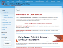 Tablet Screenshot of evolution.wisc.edu