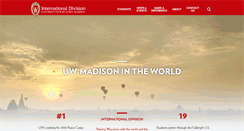 Desktop Screenshot of international.wisc.edu