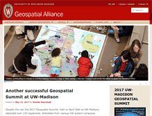 Tablet Screenshot of geoalliance.wisc.edu