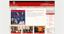 Desktop Screenshot of news.education.wisc.edu