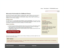 Tablet Screenshot of fitness.pediatrics.wisc.edu