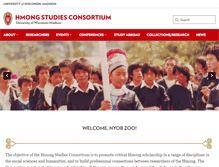 Tablet Screenshot of hmongstudies.wisc.edu