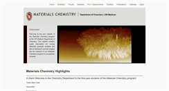 Desktop Screenshot of materials.chem.wisc.edu