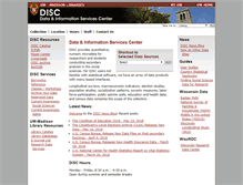 Tablet Screenshot of disc.wisc.edu
