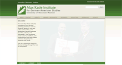 Desktop Screenshot of mki.wisc.edu