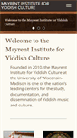 Mobile Screenshot of mayrentinstitute.wisc.edu