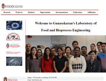 Tablet Screenshot of foodeng.wisc.edu