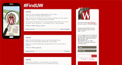 Desktop Screenshot of finduw.wisc.edu