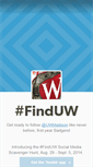 Mobile Screenshot of finduw.wisc.edu